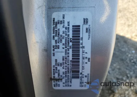 2002 Mercury Villager from USA, damaged, VIN 4M2ZV11T92DJ12146